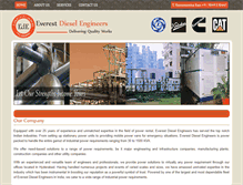 Tablet Screenshot of everestgenerators.com